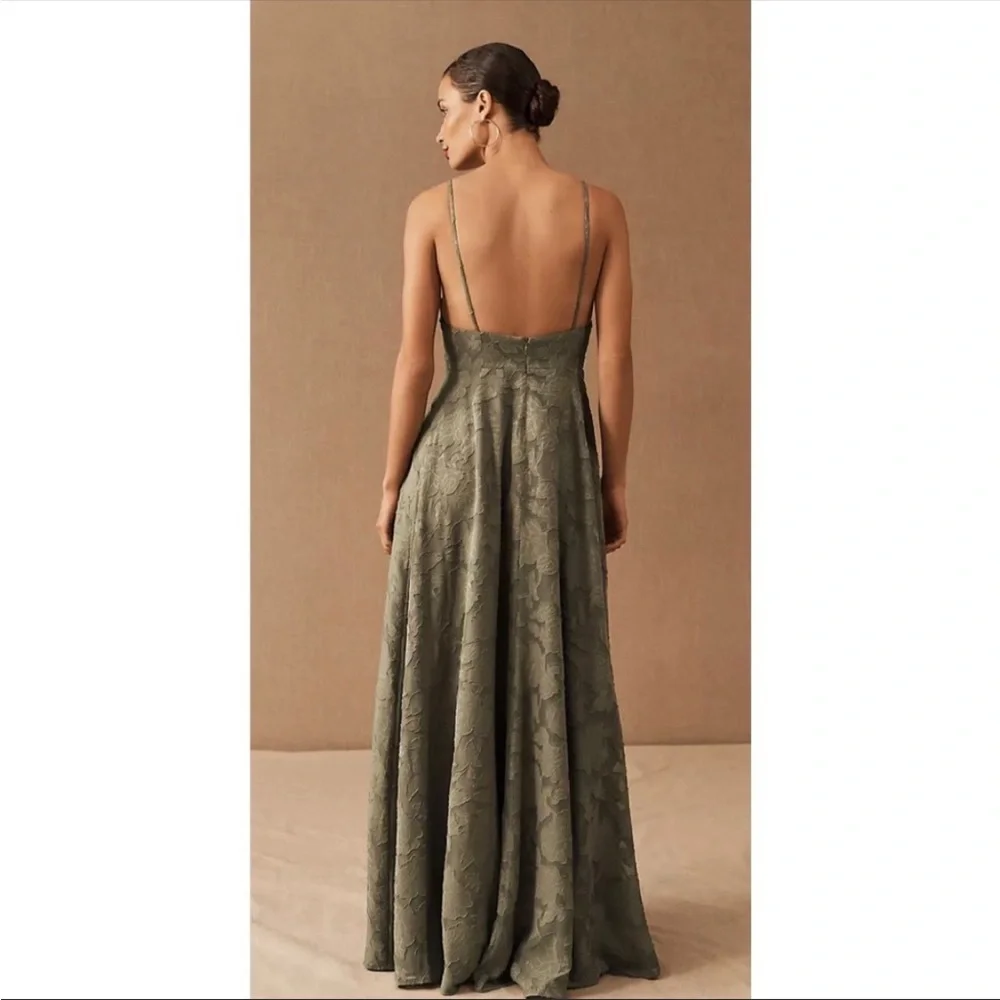 Fame And Partners Isobel Textured Maxi Dress BHLDN - Picture 2 of 8